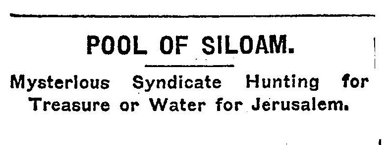 Cover image for Pool of Siloam